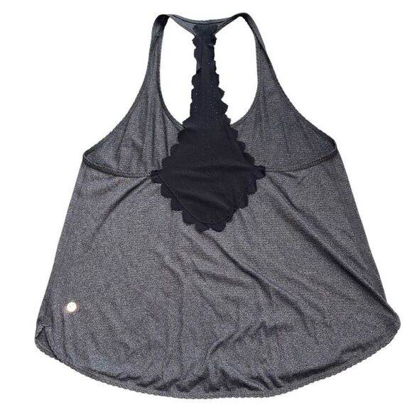 Lululemon Zyia tank top bundle yellow gray racerback athletic size large - Picture 3 of 10